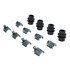 105.12730 by CENTRIC - Posi Quiet Ceramic Brake Pads with Shims and Hardware