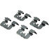 105.12840 by CENTRIC - Posi Quiet Ceramic Brake Pads with Shims and Hardware