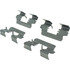 105.13520 by CENTRIC - Posi Quiet Ceramic Brake Pads with Shims and Hardware