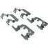 105.1384 by CENTRIC - Posi Quiet Ceramic Brake Pads with Shims and Hardware