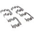 105.13971 by CENTRIC - Posi Quiet Ceramic Brake Pads with Shims and Hardware