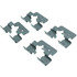 105.14301 by CENTRIC - Posi Quiet Ceramic Brake Pads with Shims and Hardware