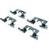 105.14540 by CENTRIC - Posi Quiet Ceramic Brake Pads with Shims and Hardware