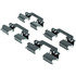 105.16301 by CENTRIC - Posi Quiet Ceramic Brake Pads with Shims and Hardware