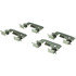 105.1675 by CENTRIC - Posi Quiet Ceramic Brake Pads with Shims and Hardware