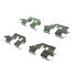 102.10880 by CENTRIC - C-Tek Semi-Metallic Brake Pads with Shims