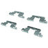 Centric 102.11000 Disc Brake Pad Set C-Tek Semi-Metallic Brake Pads with Shims