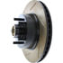 Centric 126.61002CSR Disc Brake Rotor and Hub Assembly Cryo Sport Slotted Rotor, Right