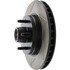 Centric 126.61026CSR Disc Brake Rotor and Hub Assembly Cryo Sport Slotted Rotor, Right