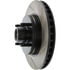 Centric 126.61026CSL Disc Brake Rotor and Hub Assembly Cryo Sport Slotted Rotor, Left