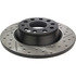 127.33129L by CENTRIC - Slotted Drilled Rotor