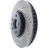 127.33136R by CENTRIC - Slotted Drilled Rotor