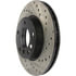 Centric 127.34029CL Disc Brake Rotor Sportstop Cryo Drilled & Slotted Rotor, Left