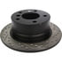 Centric 127.34047CL Disc Brake Rotor Sportstop Cryo Drilled & Slotted Rotor, Left