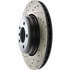 127.34065R by CENTRIC - Slotted Drilled Rotor