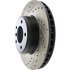 127.34070R by CENTRIC - Slotted Drilled Rotor