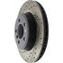 127.34075R by CENTRIC - Slotted Drilled Rotor