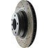 127.34079L by CENTRIC - Slotted Drilled Rotor