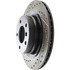 127.34078R by CENTRIC - Slotted Drilled Rotor