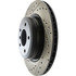 127.34080R by CENTRIC - Slotted Drilled Rotor