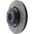 127.34086R by CENTRIC - Slotted Drilled Rotor