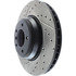 127.34093R by CENTRIC - Slotted Drilled Rotor