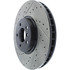Centric 127.34112R Disc Brake Rotor Slotted Drilled Rotor