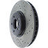 Centric 127.34112L Disc Brake Rotor Slotted Drilled Rotor