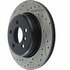 127.34131R by CENTRIC - Slotted Drilled Rotor