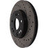 Centric 127.35015L Disc Brake Rotor Slotted Drilled Rotor