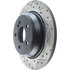 Centric 127.35098CL Disc Brake Rotor Sportstop Cryo Drilled & Slotted Rotor, Left