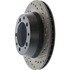 127.37007L by CENTRIC - Slotted Drilled Rotor