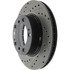 127.37030R by CENTRIC - Slotted Drilled Rotor