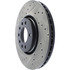 Centric 127.38014R Disc Brake Rotor Slotted Drilled Rotor