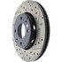 Centric 127.39027L Disc Brake Rotor Slotted Drilled Rotor