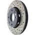 Centric 127.39027CL Disc Brake Rotor Sportstop Cryo Drilled & Slotted Rotor, Left