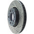 127.39029L by CENTRIC - Slotted Drilled Rotor