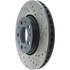 127.39029L by CENTRIC - Sport Drilled & Slotted Rotor, Left