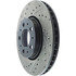 127.39029R by CENTRIC - Slotted Drilled Rotor