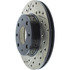 127.40005R by CENTRIC - Slotted Drilled Rotor