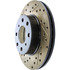 127.40011R by CENTRIC - Slotted Drilled Rotor