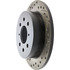 127.40017R by CENTRIC - Slotted Drilled Rotor