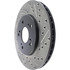 127.40029L by CENTRIC - Slotted Drilled Rotor