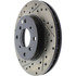 127.40032R by CENTRIC - Slotted Drilled Rotor