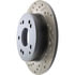Centric 127.40042CR Disc Brake Rotor Sportstop Cryo Drilled & Slotted Rotor, Right