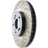 Centric 127.40046CR Disc Brake Rotor Sportstop Cryo Drilled & Slotted Rotor, Right