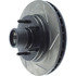 Centric 126.62013CSL Disc Brake Rotor and Hub Assembly Cryo Sport Slotted Rotor, Left