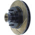 Centric 126.62015CSL Disc Brake Rotor and Hub Assembly Cryo Sport Slotted Rotor, Left