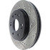 127.66057CL by CENTRIC - Sportstop Cryo Drilled & Slotted Rotor, Left