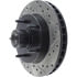 Centric 127.67028L Disc Brake Rotor and Hub Assembly Slotted Drilled Rotor
